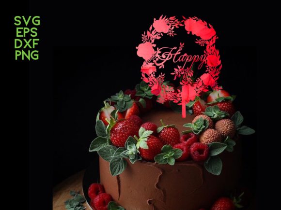 3D SVG Birthday Topper: Graphics for Crafts