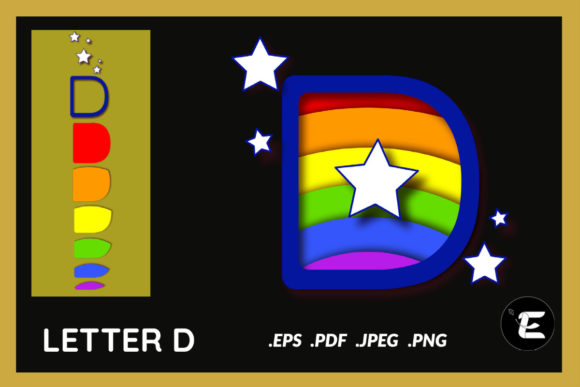 D in 3D SVG for Shadow Boxes