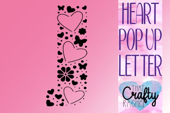 Letter J Pop Up Heart 3D SVG Shapes Review