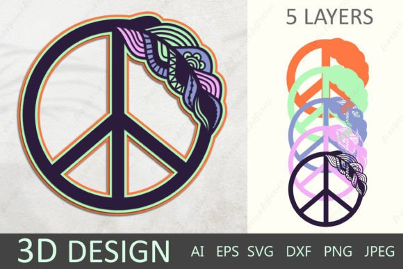 Peace Symbol Svg: Graphics for Crafts