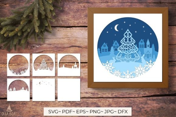 Reviewing the Christmas Shadow Box SVG for Embroidery