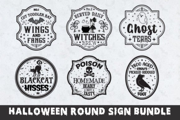 Vintage Halloween Sign SVG for Crafts & Graphics